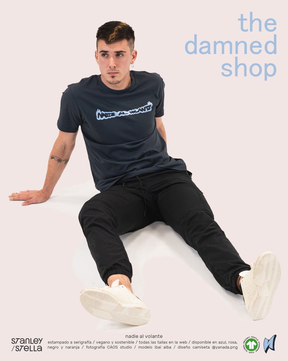 Nadie al volante y nos da igual!! pero figuradamente!! No os pongais en peligro 🙅🏻‍♀️

La teneis en 4 colores en nuestra web ⚠️ damnedshop.com