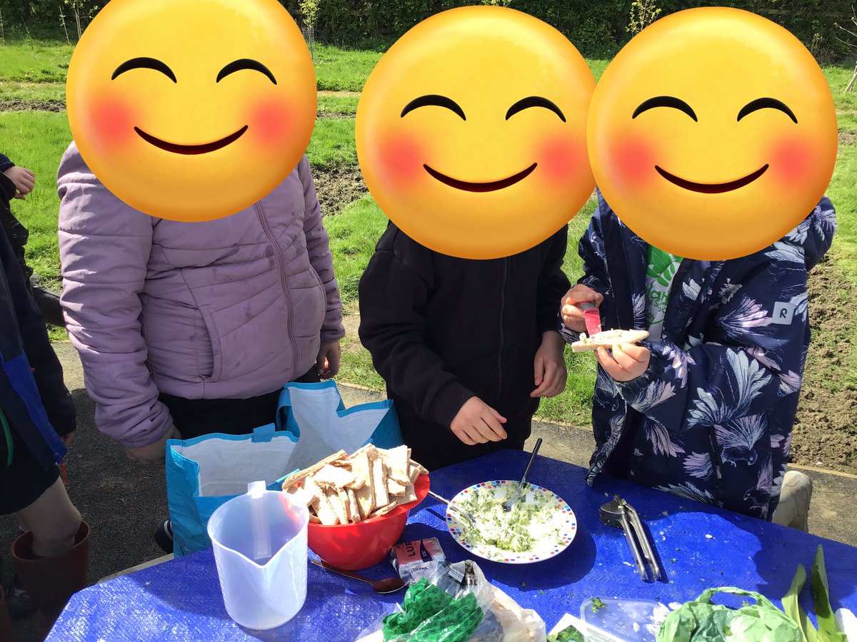 Year 4 linked their Geography topic ‘Where does our food come from’ with Forest School today. They designed a menu, prepared and cooked the food on an open fire. They had delicious garlic bread, nettle and potato soup and s’mores for desert.