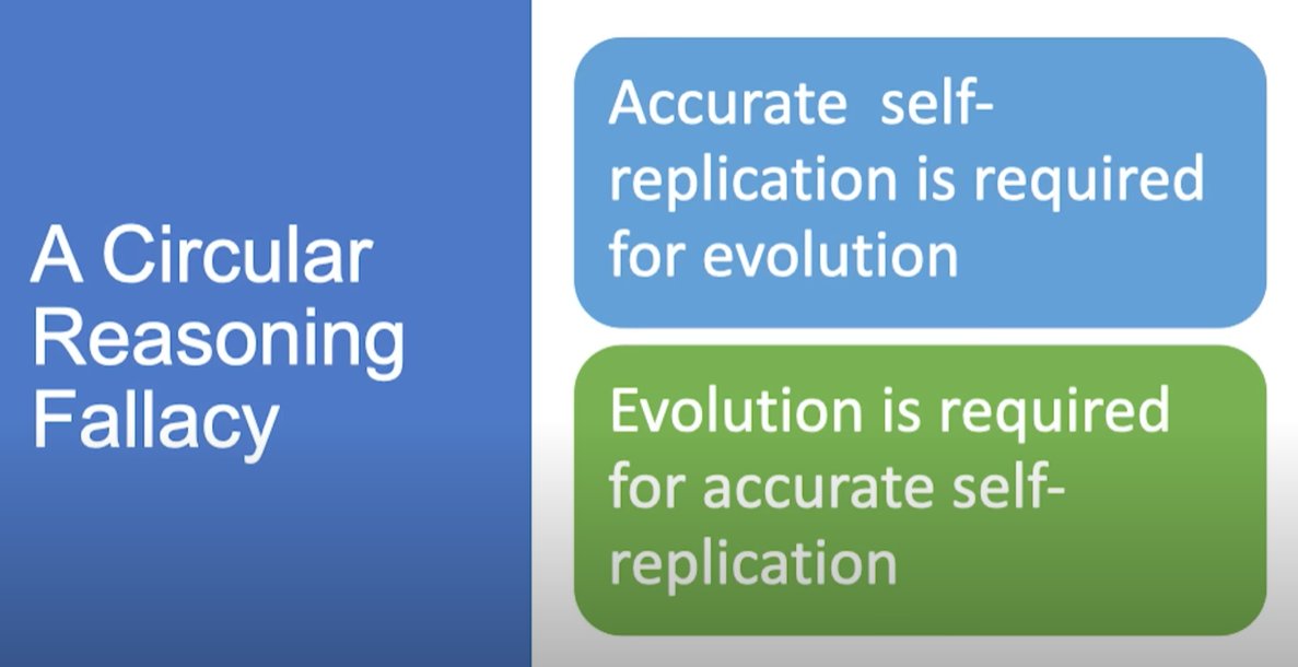 wholeheart4god's tweet image. The more we dive into the mechanics of evolution the more we realize there are countless catch 22 situations. Otherwise known as a circular reasoning fallacy. #evolution #circularreasoning #jesuschristislord