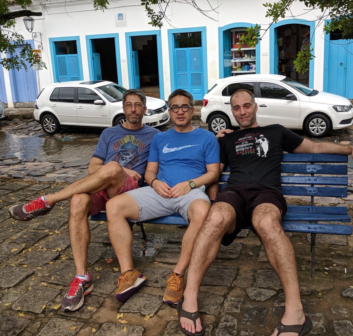 Met two of my best friends at McGill frosh week 33 yrs ago. Our kids grew up together. Vacations (photo of us in Brazil), cottage, hanging out, keeping secrets from the parents. This fall, our kids, Eli, Tino and Oliver, are all heading to McGill. Full circle.