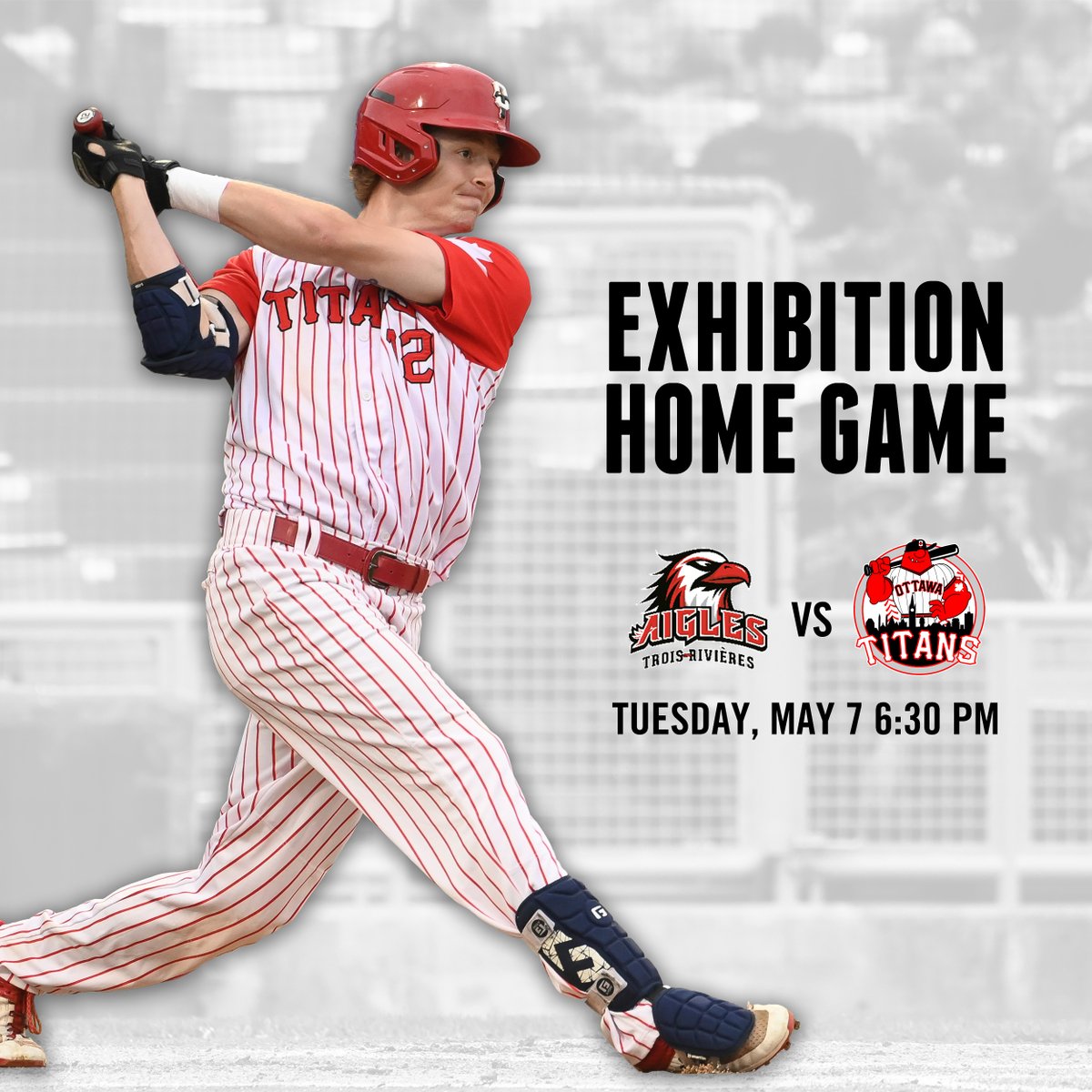 Your first chance to see the 2024 Ottawa Titans! 😲 The Titans are hosting an exhibition game on Tuesday, May 7th! ⚾ Visit bit.ly/OT-Exh-24 for tickets! 🎟 #HereToStay