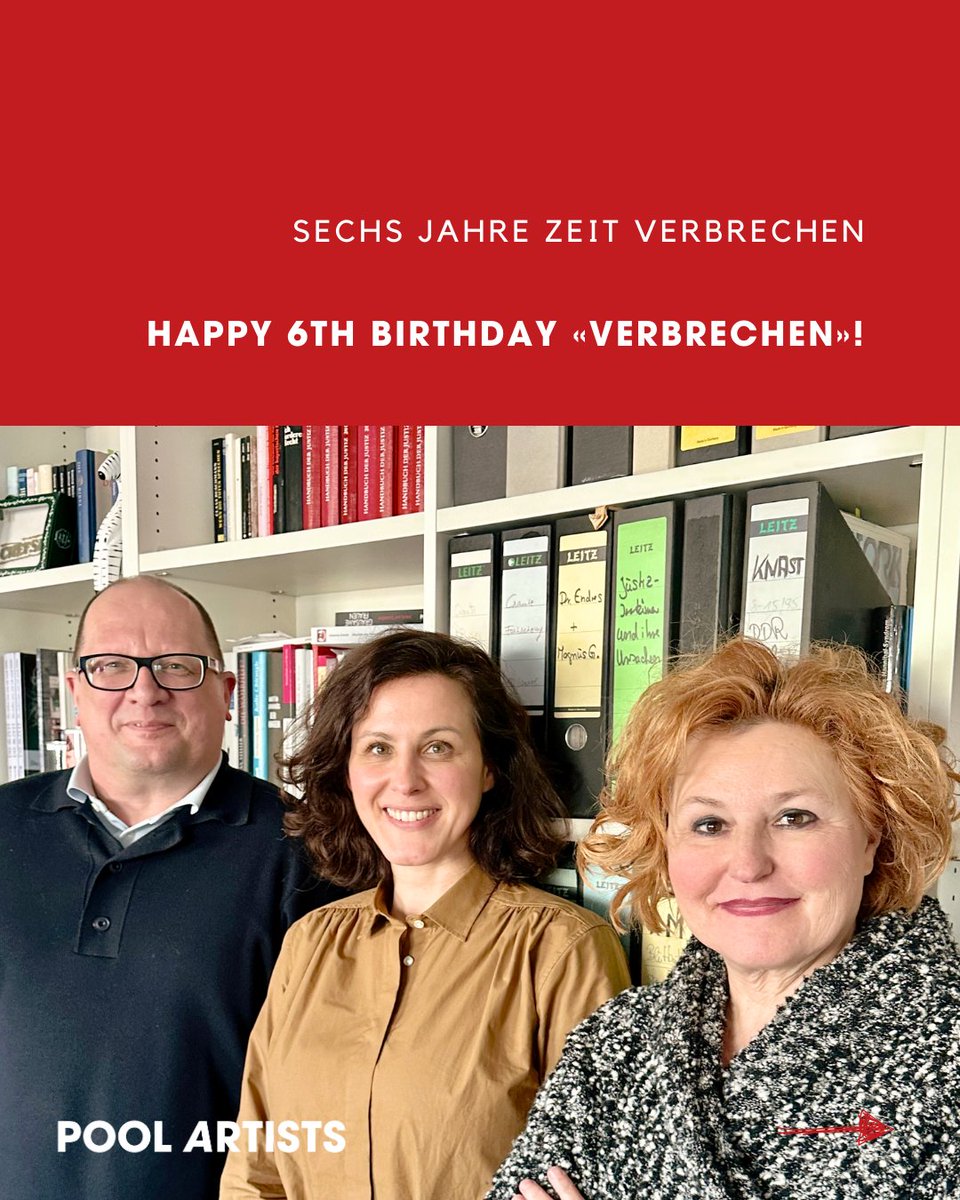 Happy 6th Birthday, #ZEITVerbrechen! Es macht uns stolz, diesen tollen Podcast mit #SabineRückert, #AndreasSentker, Anne Kunze und Daniel Müller seit sechs Jahren produzieren zu dürfen! Vielen Dank an <a href="/DIEZEIT/">DIE ZEIT</a>, für das Vertrauen und die tolle Zusammenarbeit!