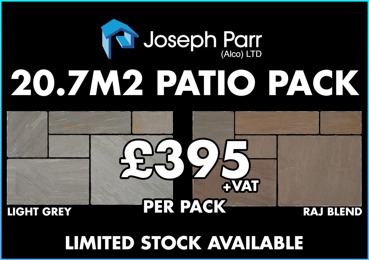 FLASH OFFER ⚡
Limited stock available...

Light Grey - vimeo.com/252876149

Raj Blend - vimeo.com/252850433

📞0161 633 1264

#oldham #oldhamhour #landscaping #cheap #offer #promotion #pavestone