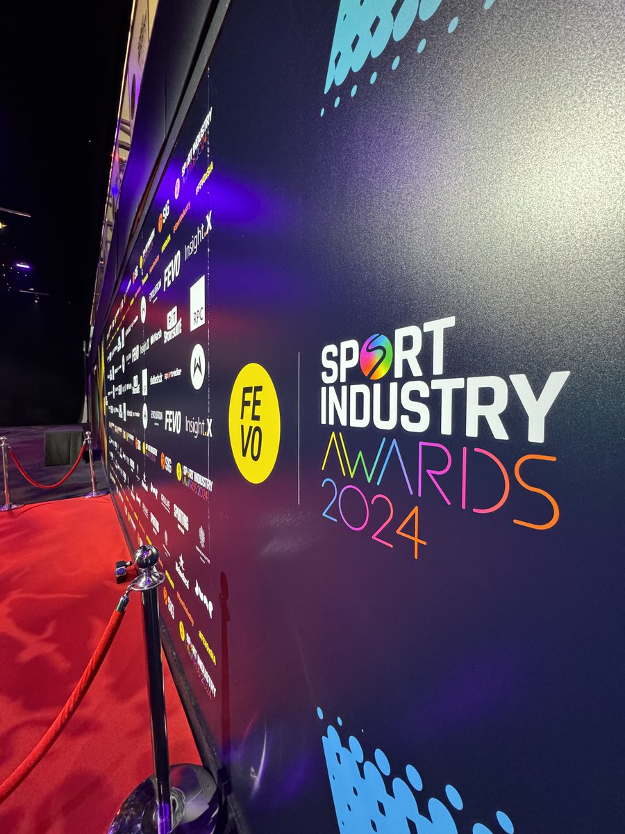 Welcome to the FEVO Sport Industry Awards 2024! 🙌 What an evening we have ahead, celebrating the incredible work of our industry this year 🎉 #FEVOxSIA