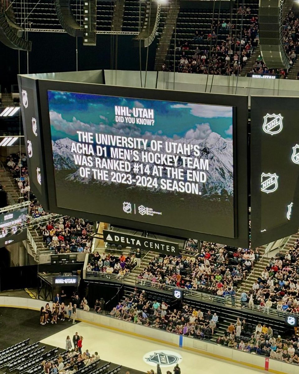 hockeyhousepod's tweet photo. Welcome home, NHL Utah 🤝 https://t.co/WK3ueNXUKK