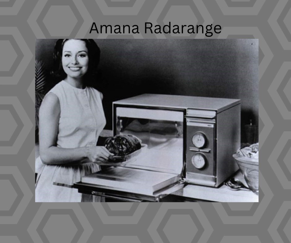 Do you remember these? You may even still have one? Amana's Radarange, introduced in 1967, the first compact microwave oven made for home use. A huge change came in how we prepared food. #ThrowbackThursday #microwave #retro #ads #retrostyle #retrodecor #vintageadvertising