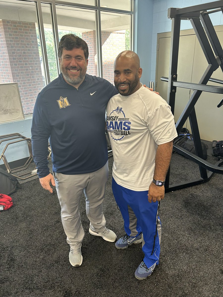 We Appreciate @racersfootball & @CoachARoss for stopping by THE HILL.