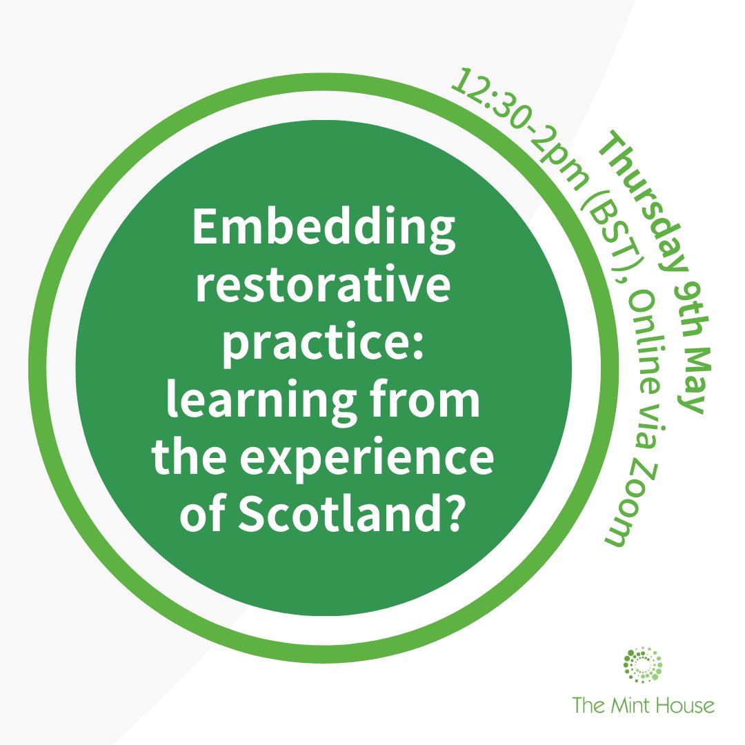 The Mint House - Centre for Restorative Practice tweet media