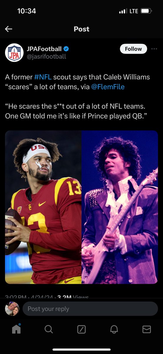 @DantonKHilton @Coach_Fuller44 I actually saw this after my post lol. The Prince comparison seems odd but still….