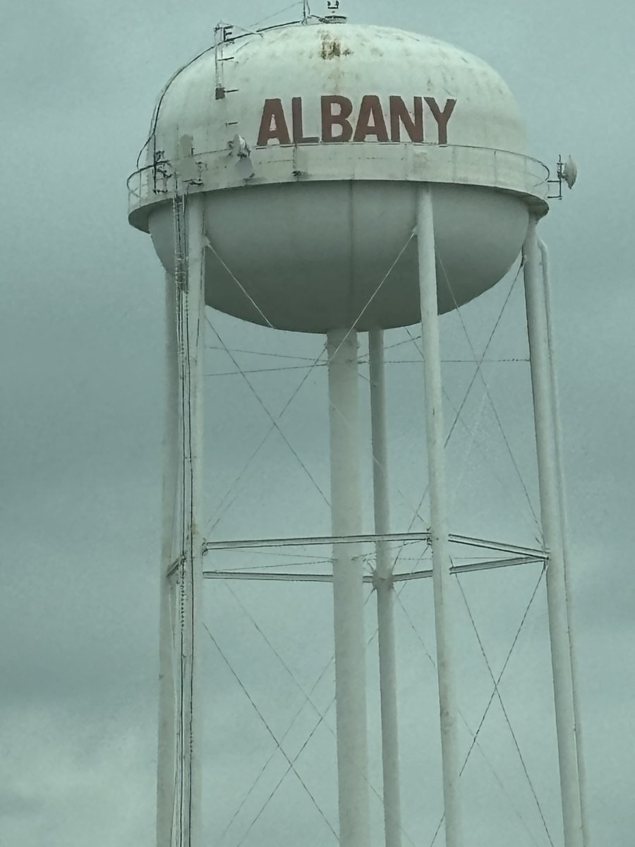 Now that’s a tough water tower in Albany Texas. #WestTexasTough