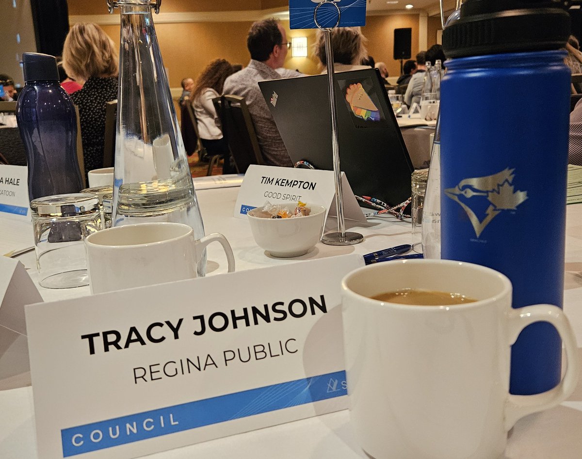 JohnsonsJuniors's tweet photo. As I told my students, I'm here as a Teacher Leader FOR THEM & my future colleagues. I'm so thankful for this opportunity to join with other teachers & get reenergized! Year 30, still learning! #STFSpringCouncil #PutItInTheContract @RegPublicSchool @macneillrps @SaskTeachersFed https://t.co/vHTodj19tf