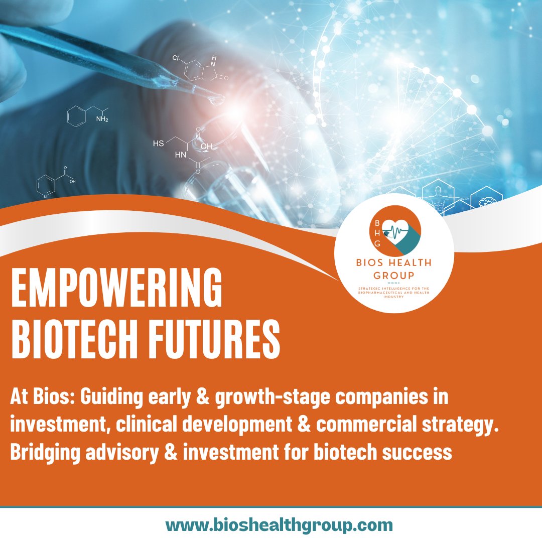 Looking to launch your biotech startup into orbit? ✨ Join us at Bios Health Group, where we guide early & growth-stage companies through investment, clinical development, & commercial strategy. 

bioshealthgroup.com

#Biotech #StartupLife #InnovationJourney #ScienceFunding