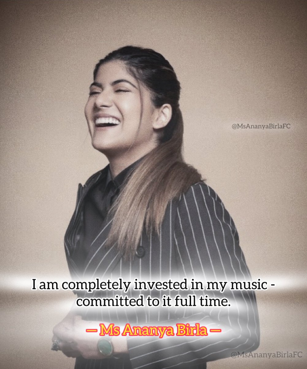 Queen @ananya_birla 24 audio dropping at midnight guys🎊😍🍫🎉🦋🔥🆎

🆎🎉 Stay turned 🎉🆎

#Singer #Artist #AnanyaBirla #AnanyaShreeBirla #AnanyaBirlaTeam #AnanyaShree #BusinessWomen #AB @NeerjaBirla #AnanyaBirlaFans #Ananya #ABians #GoodNight #24Song #NewSong #trendingreels