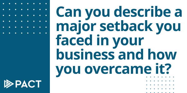 Can you describe a major setback you faced in your business and how you overcame it? Share with us and let's inspire future entrepreneurs! #BusinessTips #Entrepreneurship #PhillyStartups #PhillyStartup #Innovation #Startups