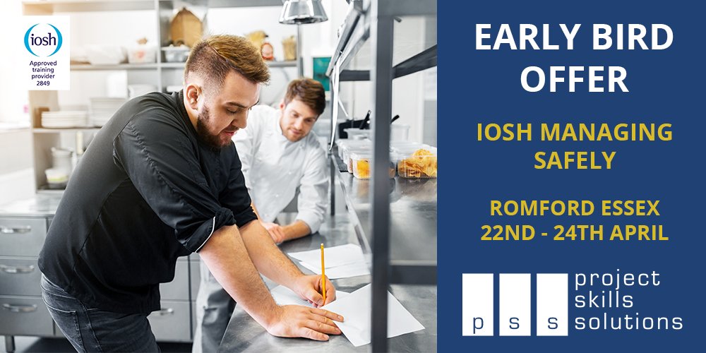 Develop your health and safety management skills with our IOSH Managing Safely course in Romford only £449+VAT. Join us from 26th-28th June to gain this leading qualification and elevate your career. Book online today: #IOSH #Managingsafely  #Romford bit.ly/2Hl3qtX