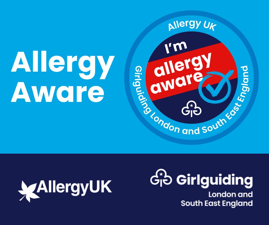 It's #AllergyAwarenessWeek2024 and we're excited to announce our Allergy Aware badge in collaboration with @AllergyUK1. Young members will learn what it's like to live with allergies, spot allergic reactions, and know what to do in an emergency. Coming soon!