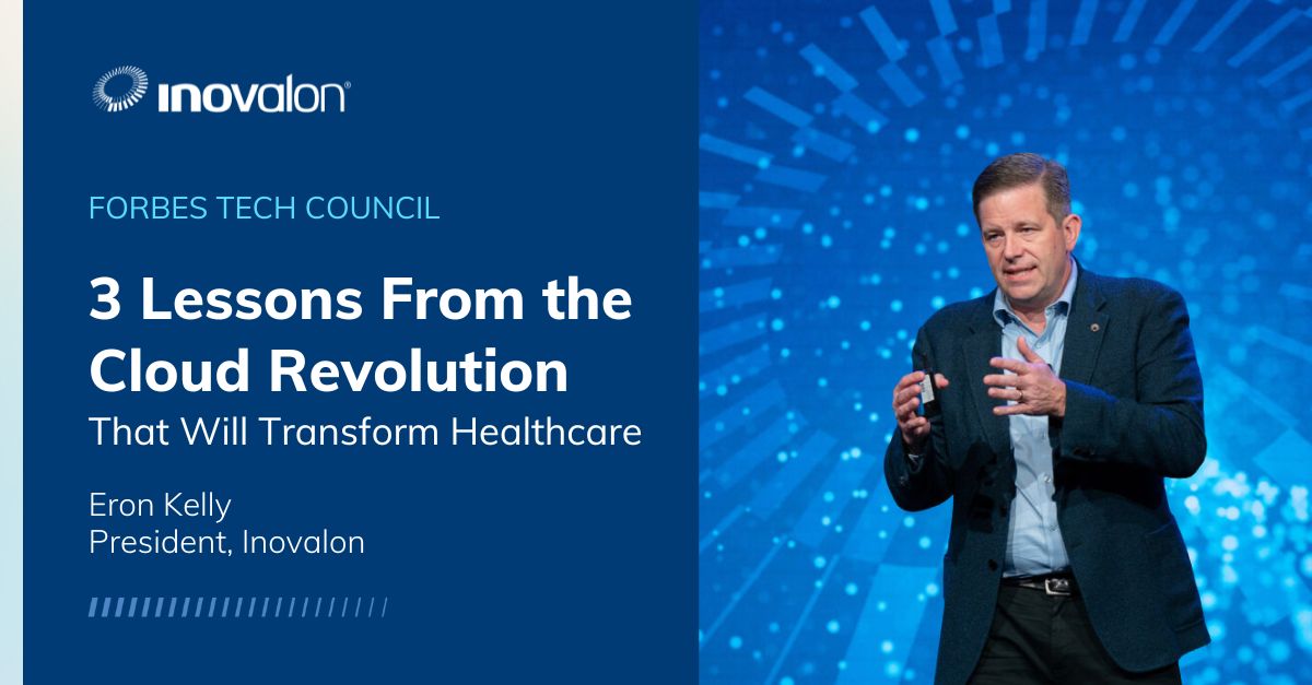 The impact of cloud tech is undeniable, especially in healthcare. Our president, Eron Kelly, outlines 3 key lessons from the cloud revolution in this @ForbesTechCncl article: ow.ly/fZyZ50Rnn2q #CloudRevolution #DataDrivenHealthcare