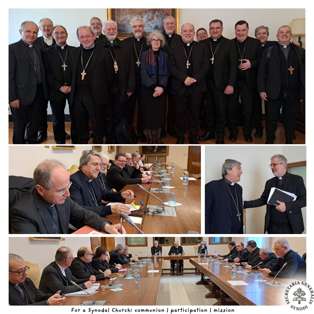 Bishops of the #Calabria Region (#Italy) met @Synod_va on the occasion of their #AdLimina visit. The bishops highlighted the #fruits and #challenges that the #synodaljourney so far has brought forth. #synodality #synod2024 #synodOnsynodality