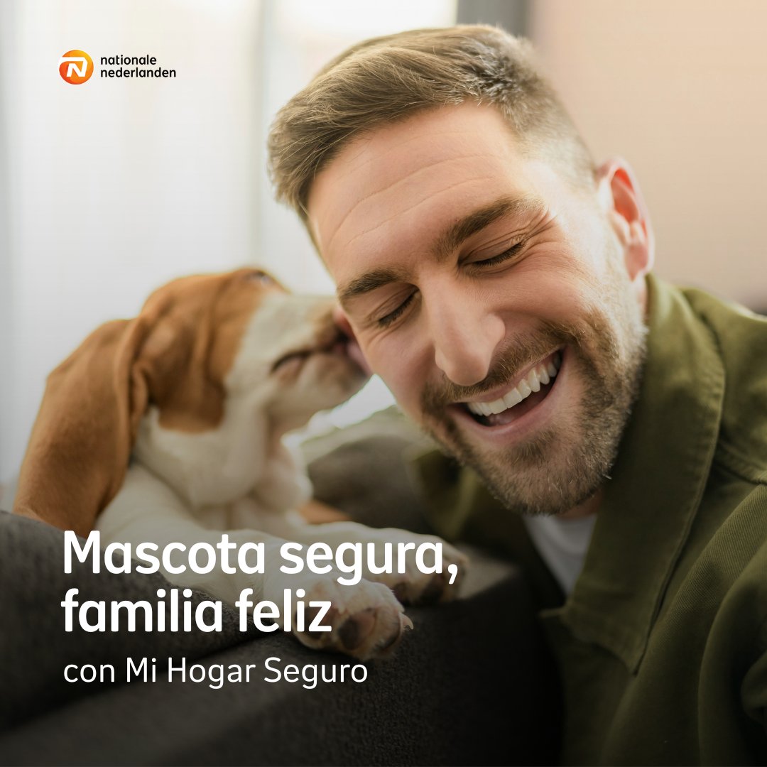 ¿Tu perro es un miembro más de la familia? ¡Estamos seguros de que sí! 👨‍👩‍👧‍👦 Con #MiHogarSeguro, asegura a tu fiel compañero y disfruta de cada instante sin preocupaciones 🐶 Tu tranquilidad y la de tu mascota son nuestra prioridad 🐾 Te contamos más: nnespana.es/seguro-hogar