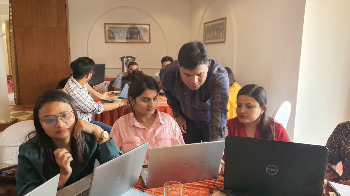 Abhinav_Vaidya's tweet photo. KMC proudly hosts a Quantitative Health Research Methods &amp; Biostatistics course. 50 enthusiastic participants from all over Nepal have gathered for this capacity building endeavour to be trained by senior epidemiologists &amp; biostatisticians from PHFI, India. #NIHRGlobal #PHFI #UoL https://t.co/oTKuogHM11