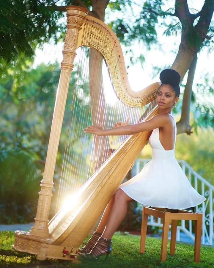 Harpist Madison Calley