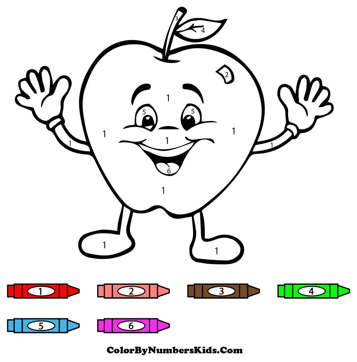 Apple Color By Number 🍎🍏 colorbynumberskids.com/apple-color-by… #Apple #fruits #Colorbynumberskids #colorbynumber #coloringpages #ColoringBook #art #fanart #sketch #drawing #draw #coloring #USA #trend #Trending #TrendingNow #Twitter #TwitterX