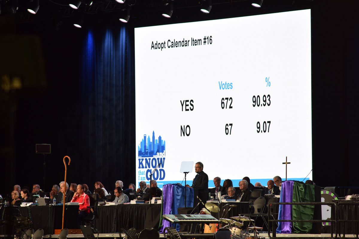 KY_UMC's tweet photo. The petition on the autonomous status for Eurasia has been adopted by a vote of 672-Yes to 67-No. The Eurasia Episcopal Area will remain UMC until their next Conference when a final vote will be taken. #UMCGC #Eurasia #AutonomousStatus https://t.co/JkenD1lQ78