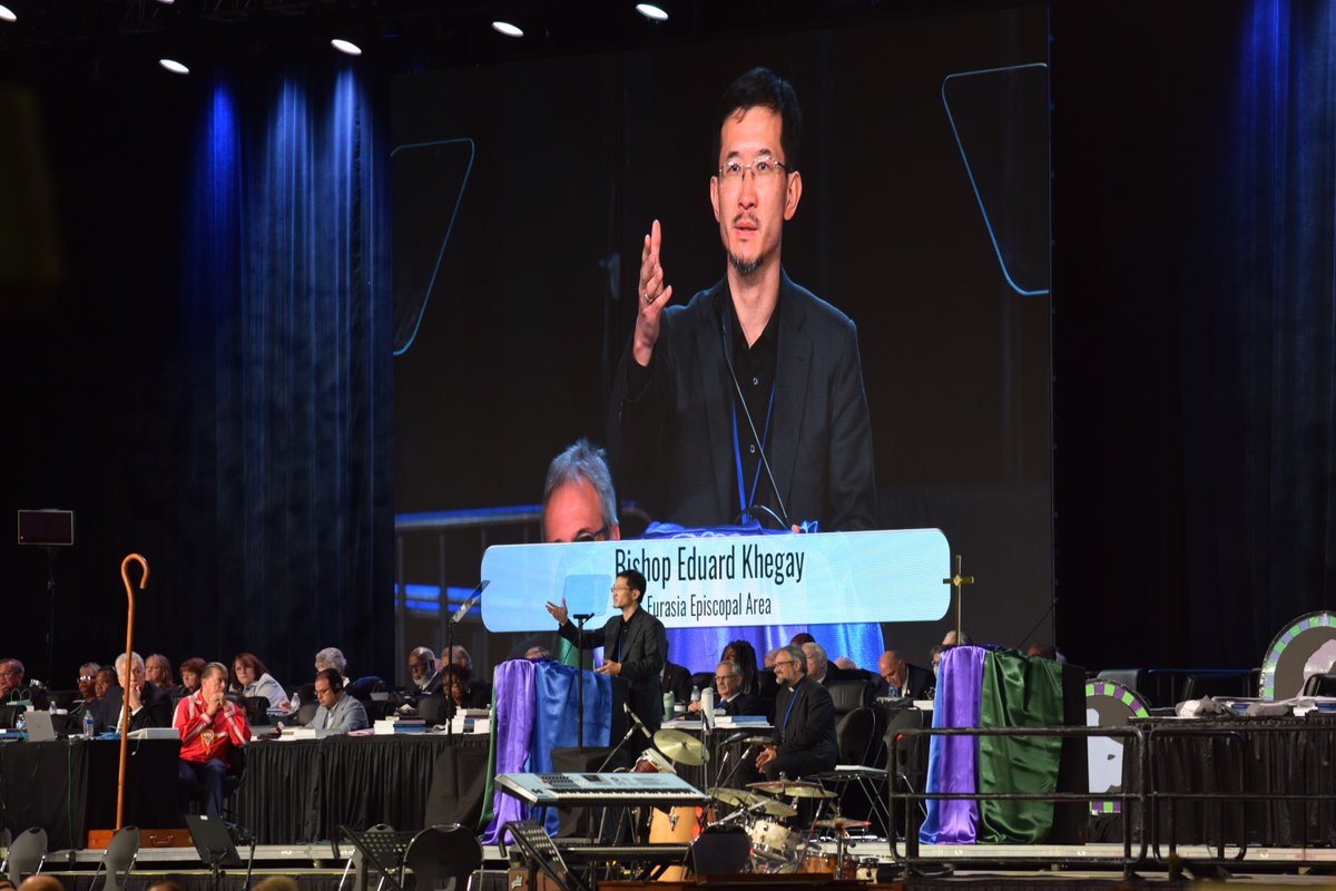 KY_UMC's tweet photo. The petition on the autonomous status for Eurasia has been adopted by a vote of 672-Yes to 67-No. The Eurasia Episcopal Area will remain UMC until their next Conference when a final vote will be taken. #UMCGC #Eurasia #AutonomousStatus https://t.co/JkenD1lQ78
