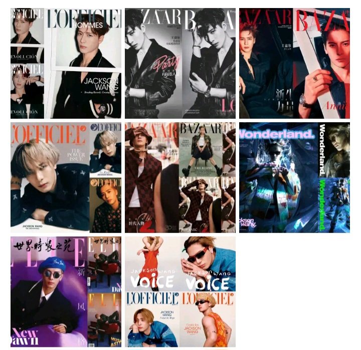 A summary of all the cross-countries collab magazine covers that Jackson has been on.
I know it's a lot but didn't realise it's that MANY! 
Proud 😄🔥
#JacksonWang