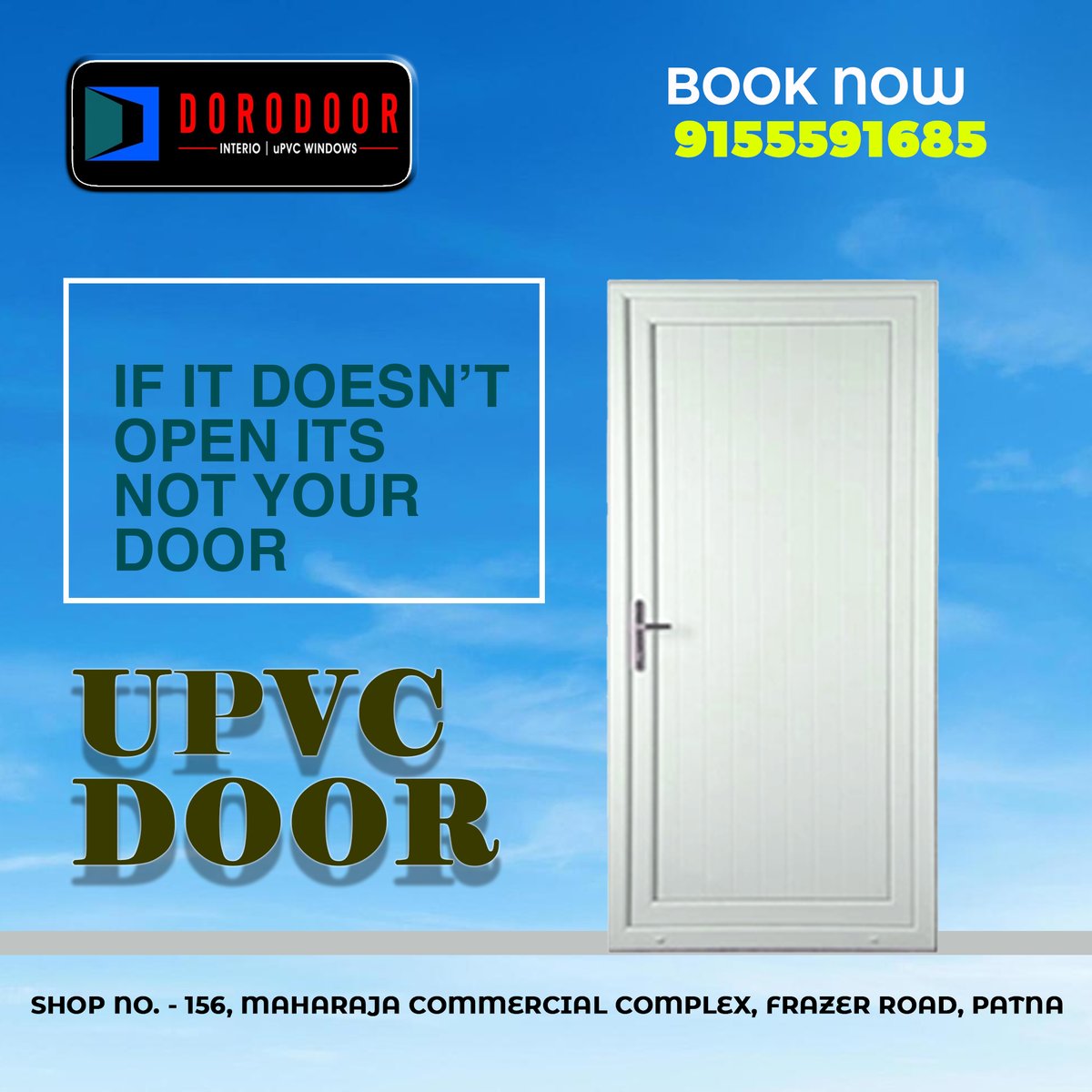 'Upgrade Your Home with Dorodoor's Premium UPVC Doors! 🚪✨ Experience durability, style, and security like never before. #Dorodoor #UPVCDoor #HomeUpgrade #SecureLiving #StylishDesigns #Durability #PremiumQuality #ModernLiving #EnhanceYourHome #UpgradeToday'