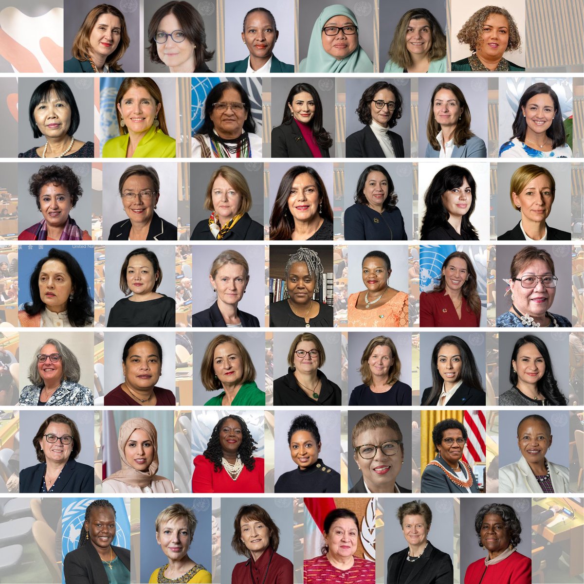 UNDGACM_EN's tweet photo. Of the 1⃣9⃣3⃣ Member States at 🇺🇳 #UNHQ in New York, 4⃣7⃣ Permanent Missions are headed by ♀️ female Ambassadors!

👏 We pay tribute to #women diplomats around the world 🌏 on International Delegates Day (25 April) ➡️ https://t.co/Ep2kzWzMcZ https://t.co/hLYQ4o5V7K