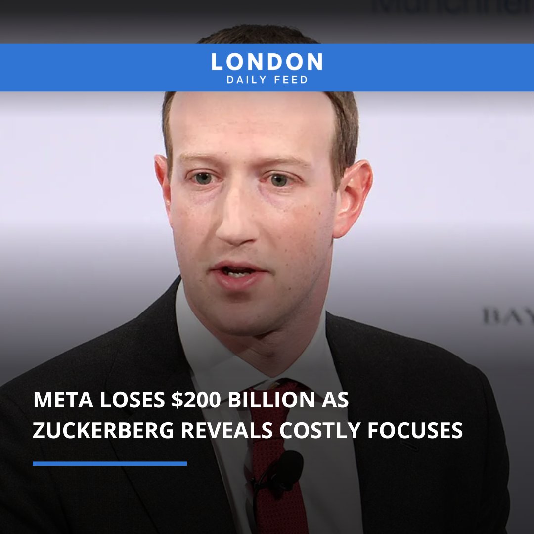 Meta's stock plunged $200B as Zuckerberg highlighted costly AI & metaverse investments during the earnings call, despite strong Q1 profits.

#londondailyfeed #markzuckerberg #meta #stocks #loss #investment #metai #revenue #metaverse #newtech #ai #payoffs #quater #llama3 #NFLDraft