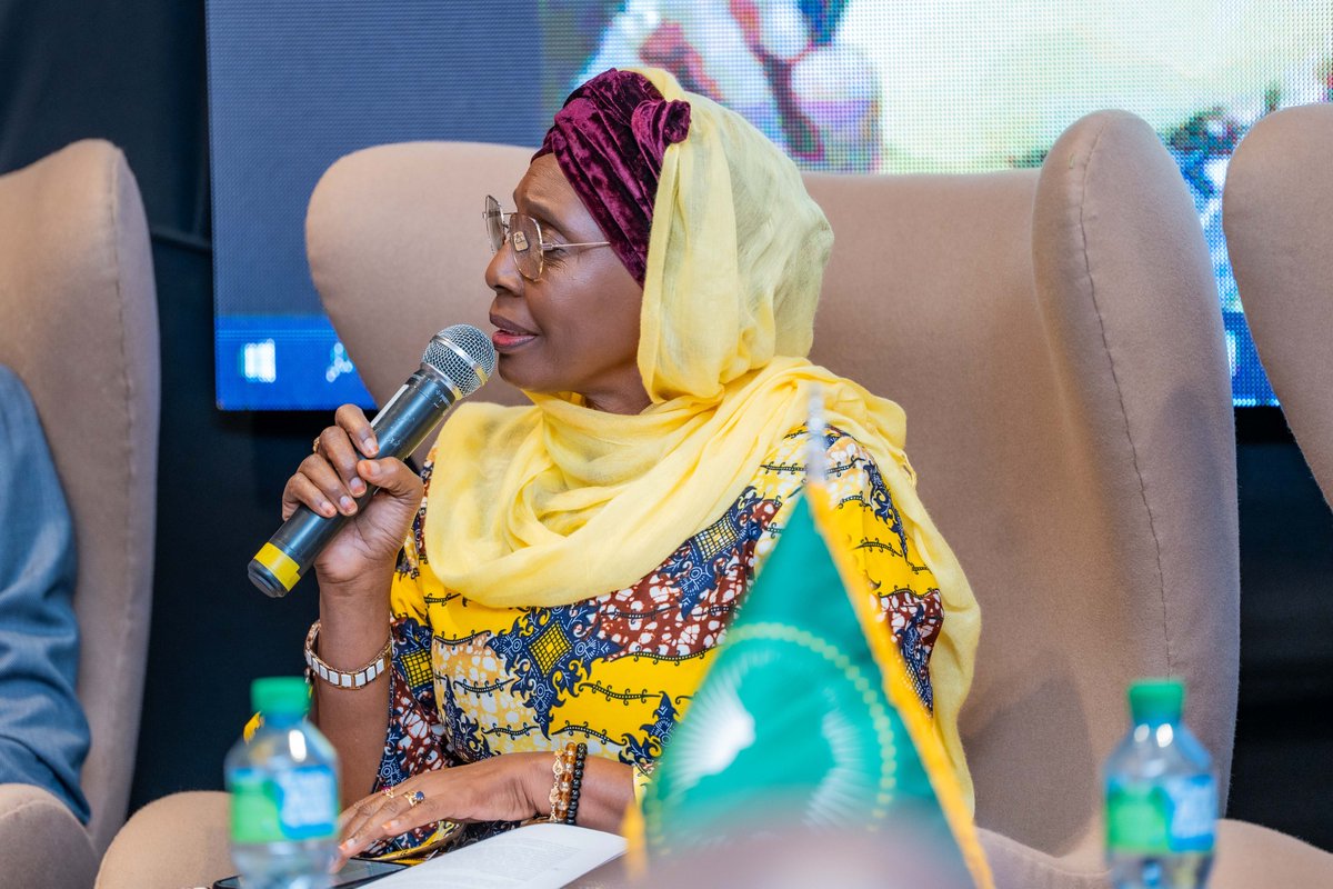 Hon. Justice Imani Daud Aboud, Chairperson of @court_afchpr, joins our panel to share her invaluable knowledge and experience on engagements with member states at the #ACHPRJointSMForum2024.