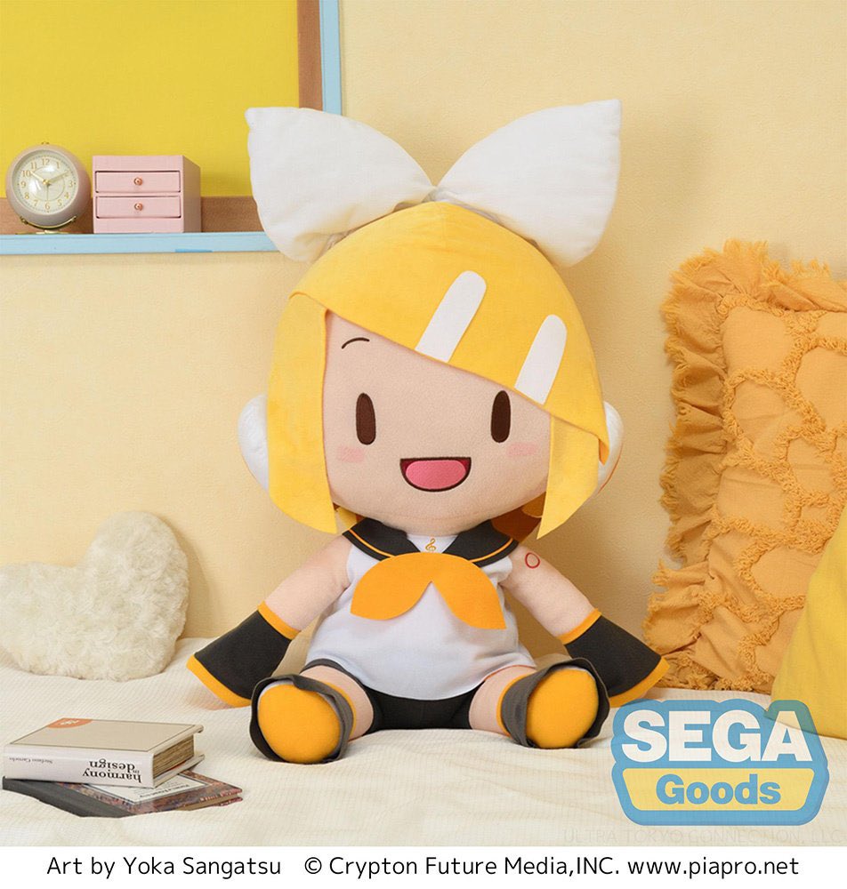 This is the most perfectest Rin plush in the world. I almost don’t even want the Len counterpart just her she’s so :D