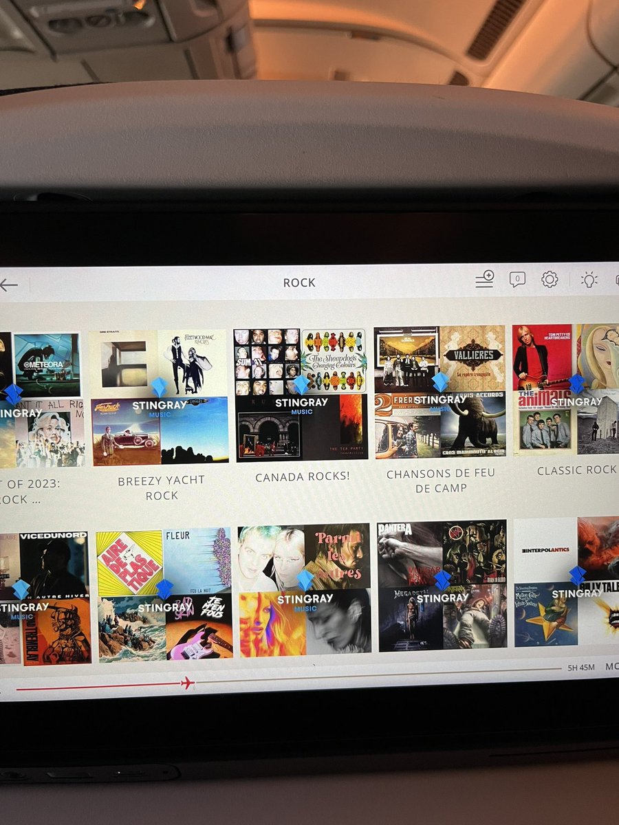 ThePeteD2's tweet photo. @Burrowsdrums Flying back from Europe, seeing this on the infotainment. @rushtheband @theteapartyband @Burrowsdrums @chatwood @jeffmartin777 Canada rocks! Yes indeed https://t.co/tvTIjae1SG