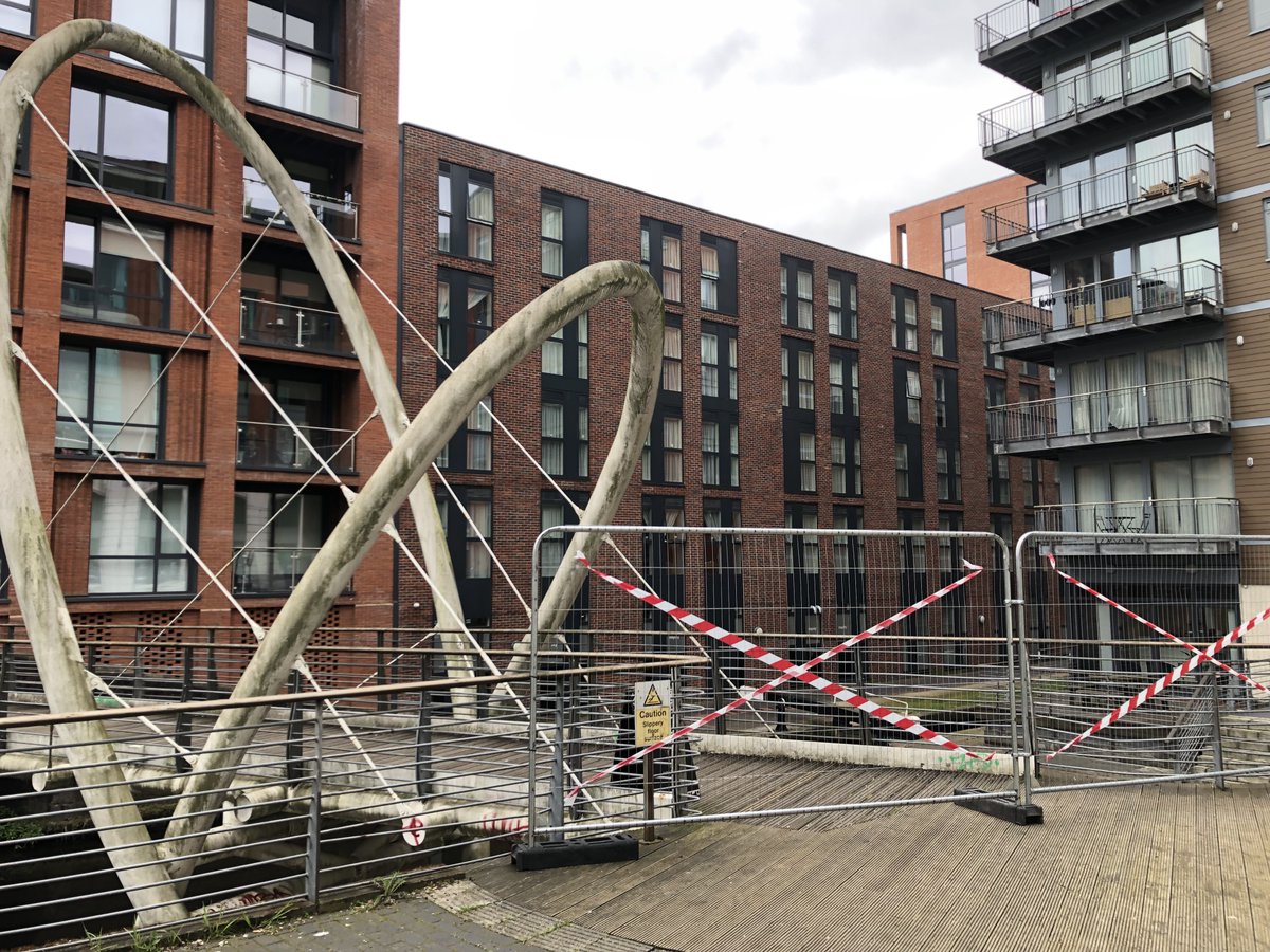 My Jewellery Quarter (@myjq) on Twitter photo Does anyone know why the Islington Place Bridge by <a href="/IslingtonGates/">Islington Gates</a> between #FleetStreet and the <a href="/WhitCollection/">The Whitmore Collection</a> canal path is closed off?
<a href="/JQBID/">Jewellery Quarter BID</a> <a href="/JQDTbirmingham/">Jewellery Quarter Development Trust</a>
Looks like the bridge could use a bit of TLC <a href="/BhamCityCouncil/">Bham City Council</a>!
#JQEnvironment #JQSafety Does anyone know why the Islington Place Bridge by <a href="/IslingtonGates/">Islington Gates</a> between #FleetStreet and the <a href="/WhitCollection/">The Whitmore Collection</a> canal path is closed off?
<a href="/JQBID/">Jewellery Quarter BID</a> <a href="/JQDTbirmingham/">Jewellery Quarter Development Trust</a>
Looks like the bridge could use a bit of TLC <a href="/BhamCityCouncil/">Bham City Council</a>!
#JQEnvironment #JQSafety