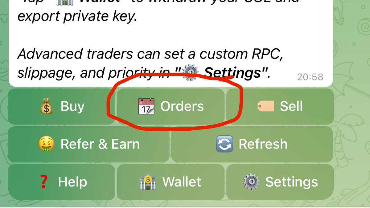 STOP LOSING MONEY TRADING MEMES!

Here's how to use LIMIT ORDERS in @sol_memebot to start MAKING money.

Fed up of losing money when trading memes?
Wish there was an easier way to lock in profits and grow that portfolio?

Time to change the way you trade memes - forever🧵👇