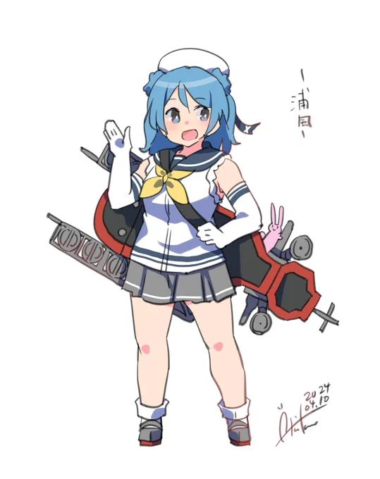 ブログ更新しました!浦風『提督さん、今日も元気じゃねぇ!』pixivFANBOXで『GW予告』を公開しました!  