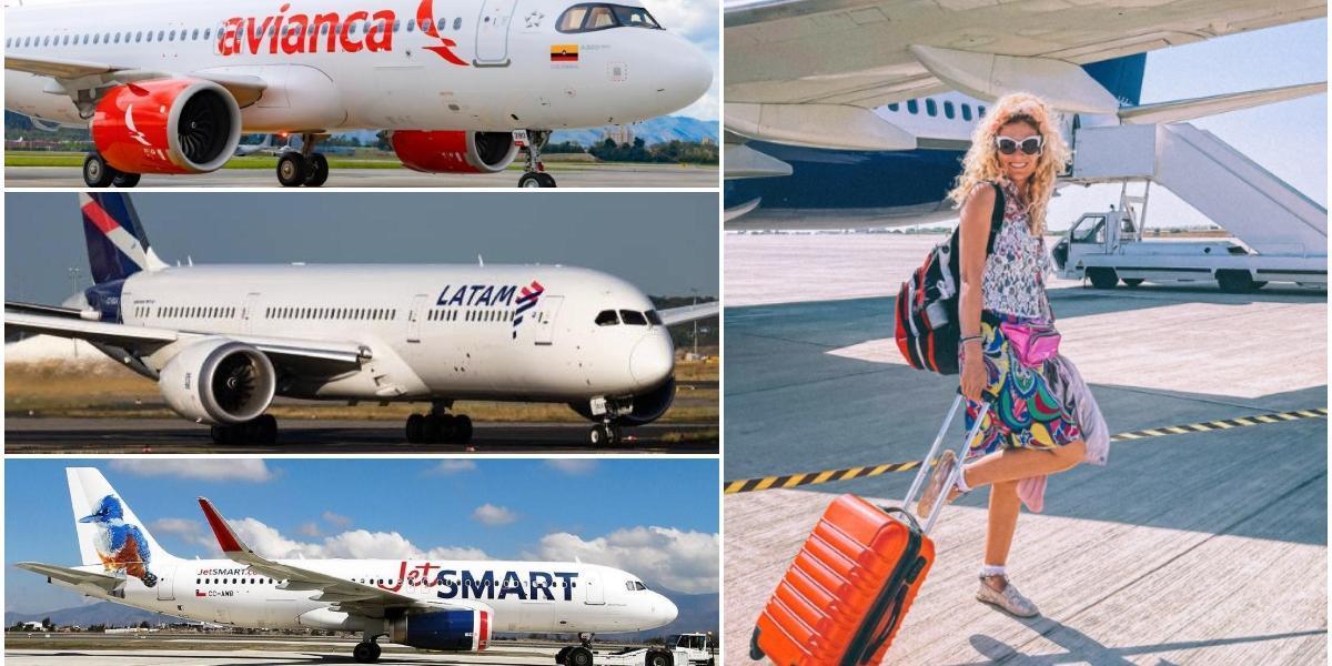 📉✈️Avianca, Latam y JetSmart tienen ofertas desde $ 60.000 en sus vuelos. Estas serían las fechas y los destinos. ► eltiempo.com/vida/viajar/vu…