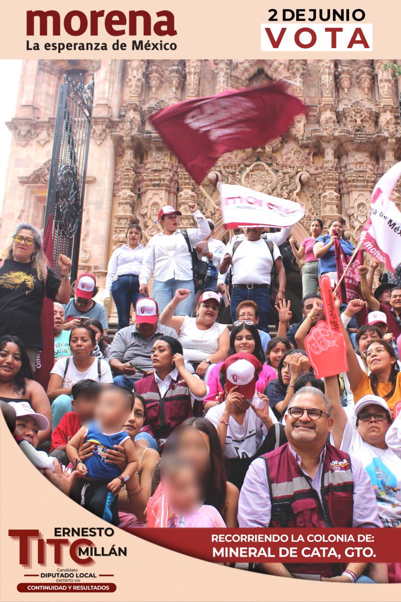 La campaña ha sido todo un éxito en la capital del estado.

Guanajuato se pintará de guinda este 2 de junio!!!
