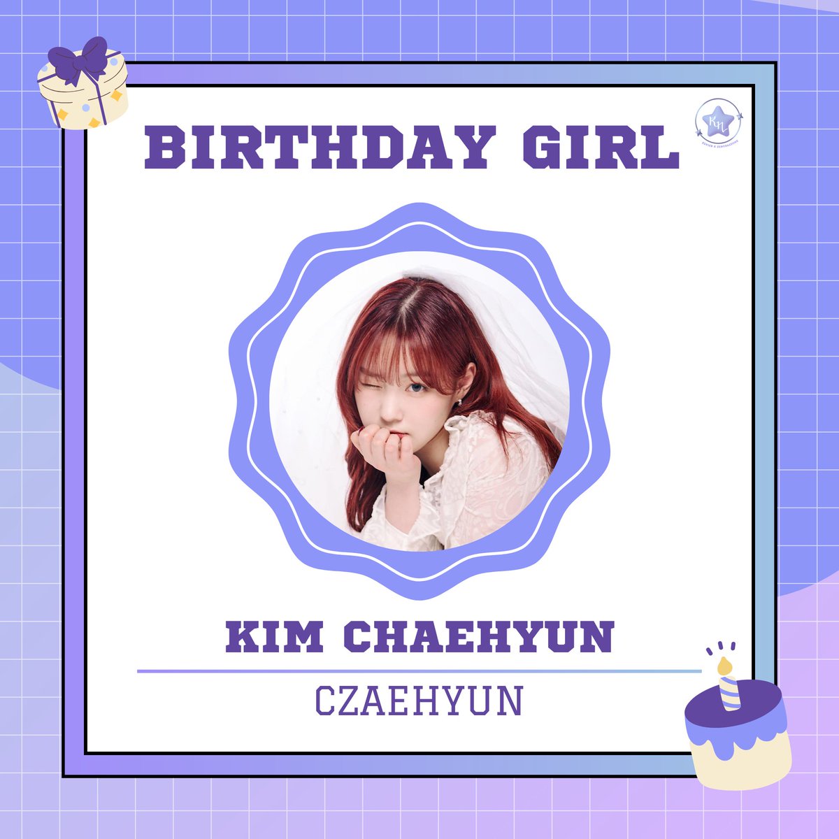 ㅤㅤ
Happy birthday, Kim Chaehyun! Wishing you all the best and may your future be filled with joy, success, and fulfillment. Sending prayers for your continued happiness and prosperity. ᯓᡣ𐭩
#23LuckyCharmsForCHAEHYUN 
ㅤㅤ