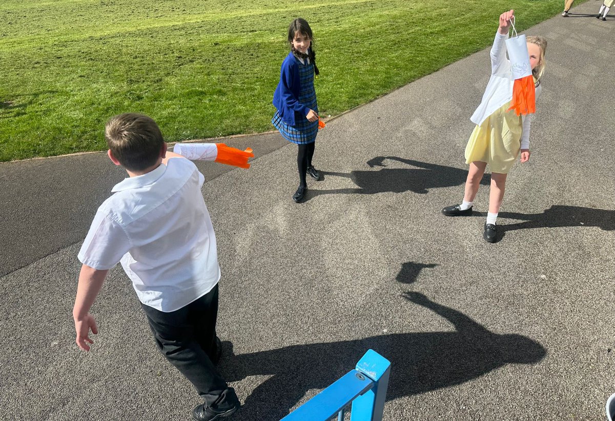 Today in STEM Club, we learnt about life from a female in STEM’s perspective. She talked about life working on wind turbines and then made our very own windsocks as inspiration!