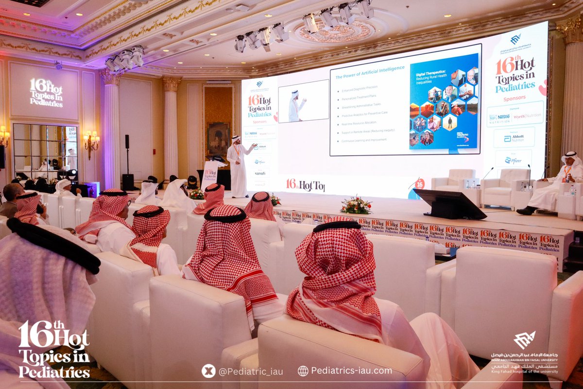 Pediatric_iau's tweet photo. Day 2 third session
Pioneering the future 👾💫
“Revolutionizing pediatrics with Artificial Intelligence (AI)”
By Dr. Ahmed Alkhalifa
#HTP16 #16HTP2024 https://t.co/K0yAAfx1dq