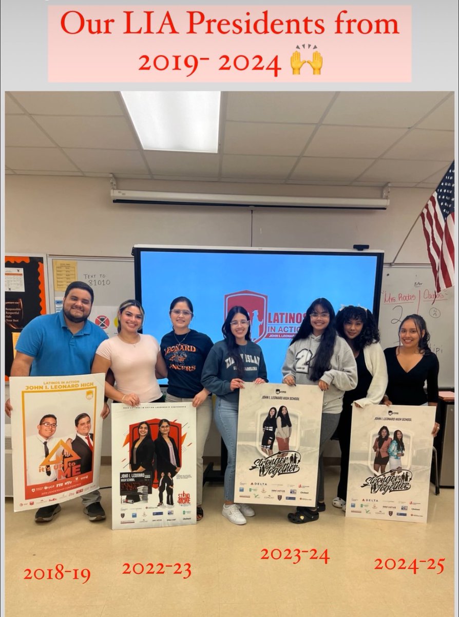 Latinos In Action at John I Leonard HS (@lia_jilhs) on Twitter photo Today we had the chance to have our Presidents from the year 2019 to the upcoming year 2024-25 together ! 🙌 once familLIA , always famiLIA 🫶🏻 <a href="/latinosinacti0n/">Latinos In Action</a> <a href="/JILHSOFFICIAL/">John I. Leonard High School (Official)</a> <a href="/PBCSDEspanol/">Distrito Escolar PBC</a> Today we had the chance to have our Presidents from the year 2019 to the upcoming year 2024-25 together ! 🙌 once familLIA , always famiLIA 🫶🏻 <a href="/latinosinacti0n/">Latinos In Action</a> <a href="/JILHSOFFICIAL/">John I. Leonard High School (Official)</a> <a href="/PBCSDEspanol/">Distrito Escolar PBC</a>