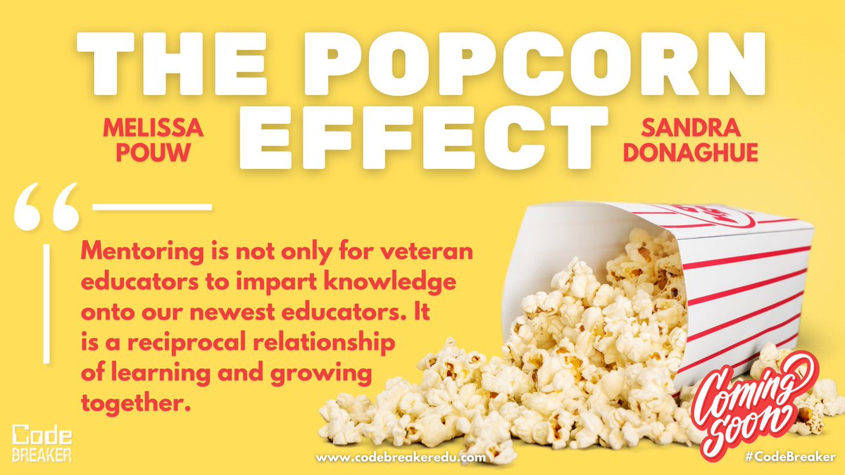 popcorneffect2's tweet photo. Soon…you will learn about #thepopcorneffect too! @codebreakeredu https://t.co/cTcDSJNGvr