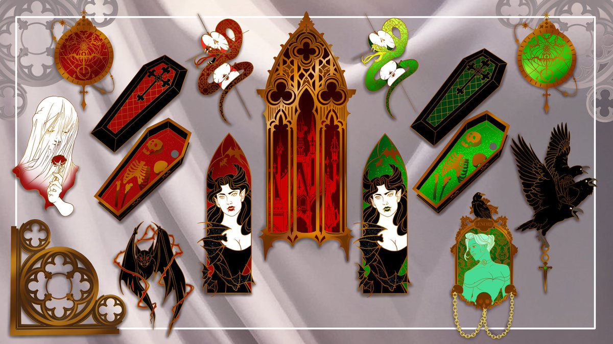 AHollowHymn's tweet photo. The Kickstarter is launching TONIGHT at midnight, GMT

To enter a competition to win a full set of the unlocked pins, like and retweet this tweet! https://t.co/3auOzD90ue