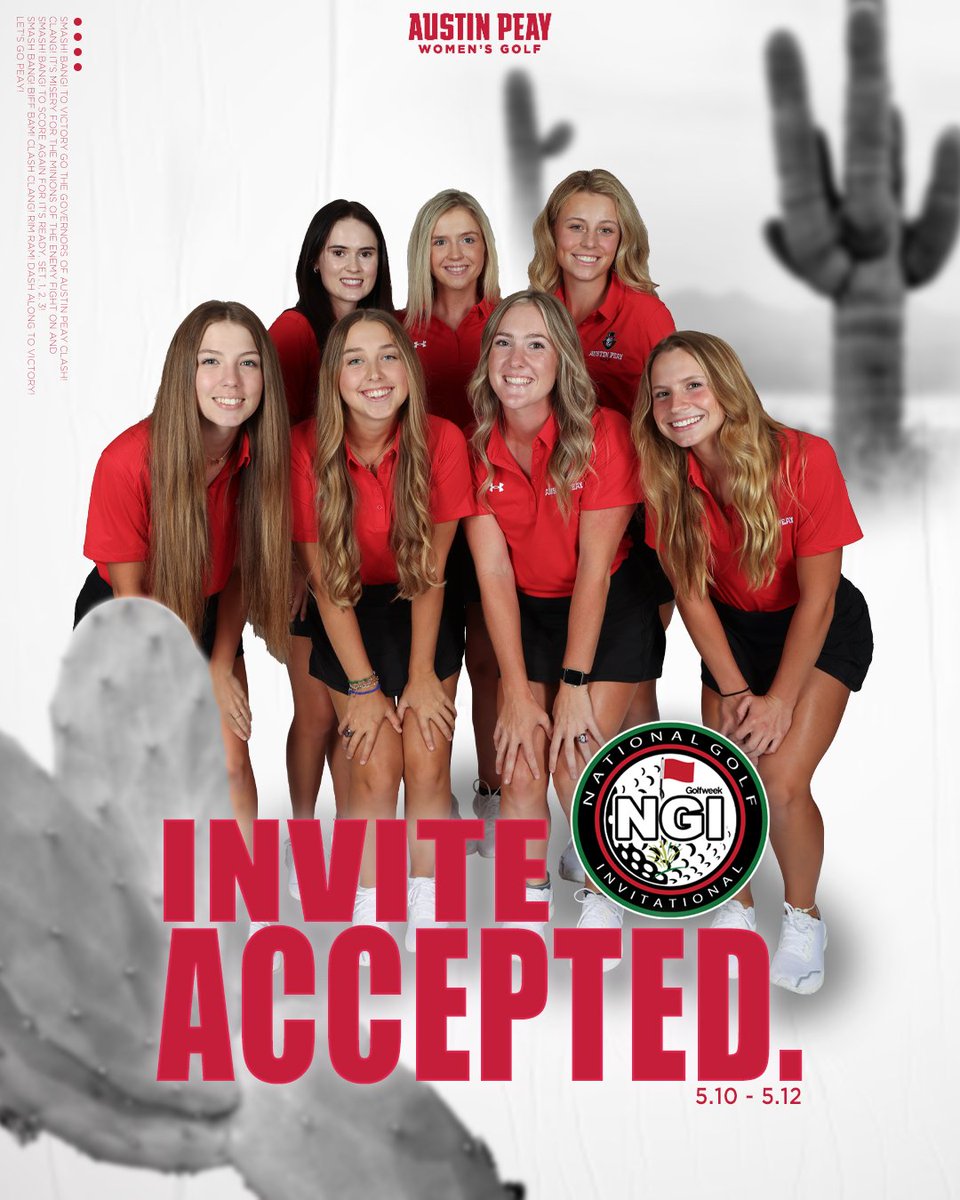 𝗡𝗮𝘁𝗶𝗼𝗻𝗮𝗹 𝗚𝗼𝗹𝗳 𝗜𝗻𝘃𝗶𝘁𝗮𝘁𝗶𝗼𝗻𝗮𝗹 🎩⛳️ The Govs aren't done yet. We have accepted an invitation to play in the second NGI, May 10-12, at @AkChin_SoDunes in Maricopa, Arizona! 🗞️ --> tinyurl.com/yydea8bz @golfweek | #LetsGoPeay