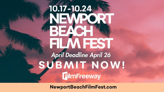 Be apart of the 25th annual Newport Beach Film Festival! The NBFF's April Deadline is coming up tomorrow April 26th! Don't miss out on this great opportunity! Submit your film now: filmfreeway.com/NewportBeachFi…