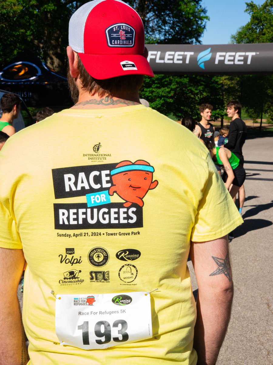 Thank you to everyone who joined the Race for Refugees last weekend! Thank you to all of our incredible sponsors who made the day perfect: @RunningNiche – who provided gift cards for our winners @urbanchestnut @STLstyle Cinemaship Productions @VolpiFoods @STLMosaic