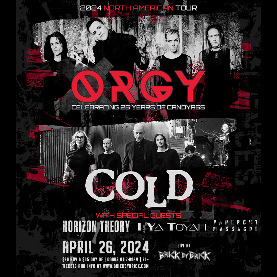 BrickbyBrickSD's tweet photo. TOMORROW // @orgyofficial and @cold with #HorizonTheory @iyatoyah and @PapercutMscre! https://t.co/gD5oZz3ncP #LiveAtBxB #Orgy #Cold #ColdArmy @LindsayManfredi @carltonbost @iliayordanov @martonveress https://t.co/T7QfaPXKol